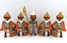Usado, Boneco Playmobil faraó com soldados árabes egípcios guardas história romana povo comprar usado  Enviando para Brazil