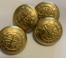 brass blazer buttons for sale  OSSETT