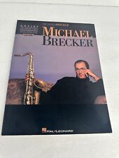 Transcrições de saxofone tenor Michael Brecker ASSINADO banda ingresso concerto jazz comprar usado  Enviando para Brazil
