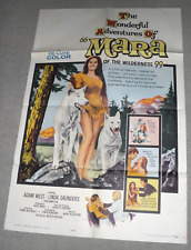 Pôster original do filme The Wonderful Adventures of Mara of the Wilderness 1sh comprar usado  Enviando para Brazil