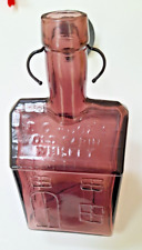 Used, Very OlD EC'S BOOZ'S OLD CABIN WHISKEY DECANTER Purple GLASS BOTTLE Philadelphia for sale  Shipping to South Africa