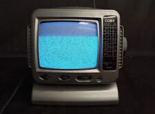 Televisão portátil Coby CX-TV1 5" preto e branco com rádio AM/FM para peças/representação comprar usado  Enviando para Brazil