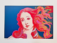 Andy Warhol Botticelli’s "Birth of Venus" 1984 Numerado Edição Limitada Impressão 26 X 19, usado comprar usado  Enviando para Brazil