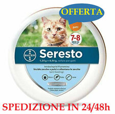Seresto Bayer Collare Antiparassitario per GATTO e gatti 36 cm 8 mesi protezione usato  Catanzaro
