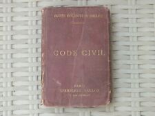 code civil d'occasion  Expédié en Belgium