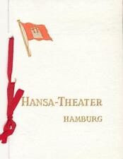 Program 75 years HANSA-Theater Hamburg October 1969 very well preserved, used for sale  Shipping to South Africa