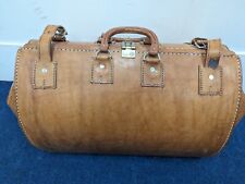 leather gladstone bag vintage for sale  STAFFORD