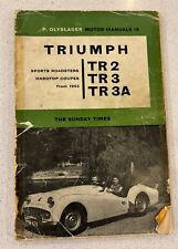 Triumph tr2 tr3 for sale  NEWMARKET