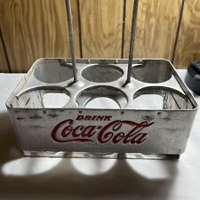 Rare Vintage Coca Cola Aluminum Metal 6-Pack Bottle Holder Drink Carrier Caddy for sale  Shipping to South Africa