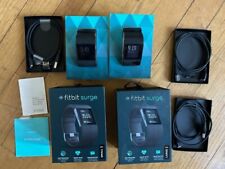 2 Fitbit Surge Superwatch Fitness GPS Heart Rate Monitor Black OEM GENUINE for sale  Shipping to South Africa