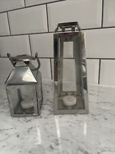 Silver lantern 2 for sale  WALSALL