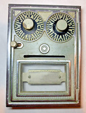 Used, Antique Corbin Dual Dial Post Office Door 5" Combination Lock WORKS Art Deco for sale  Shipping to South Africa