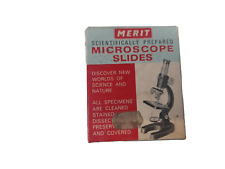 Merit microscope slides for sale  BRADFORD