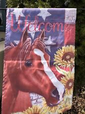 Horse sunflowers flag for sale  Hainesport