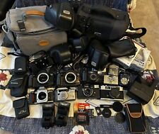 Lote de 11 cámaras con accesorios Canon Nikon FujiFilm Phenix Polaroid sin probar TAL CUAL segunda mano  Embacar hacia Argentina