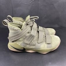 Used, Nike Zoom Lebron XI II Sneakers 897646-200  Olive Military Camo MENS SZ 10.5 for sale  Shipping to South Africa