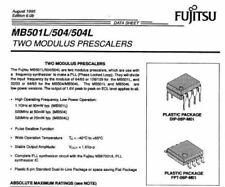 Divisor de frecuencia IC Fujitsu varios tipos de lote antiguo mb501l, mb503l.2 piezas. De lote antiguo segunda mano  Embacar hacia Argentina