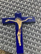 Crucifix christ emaillé d'occasion  Champniers