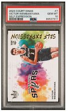 Victor Wembanyama 2023-24 Panini Court Kings #7 Self Expression RC Rookie PSA 10 comprar usado  Enviando para Brazil