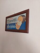 Insegna birra moretti usato  Bibbiena