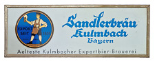Werbe schild sandlerbräu gebraucht kaufen  Deutschland