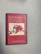 Baedeker Berlin 1933 for sale  Shipping to United Kingdom