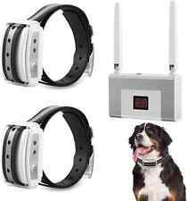 Usado, Sistema elétrico de cerca de cachorro sem fio FOCUSER para 2 cães e animais de estimação com receptor de colarinho comprar usado  Enviando para Brazil