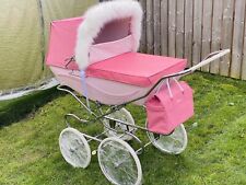 ✿✿ SILVER CROSS KENSINGTON COACHBUILT PRAM - PINK ✿✿ VERY RARE ✿✿ RRP £1500 for sale  Shipping to South Africa