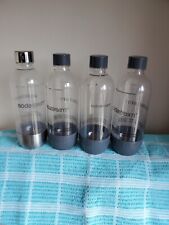 4 x Sodastream 1 Litre Carbonated Water Storage Bottles. for sale  Shipping to South Africa