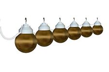 Conjunto de 8 luzes globos de bronze barraca festa ao ar livre pátio trailer luzes de gazebo usadas comprar usado  Enviando para Brazil