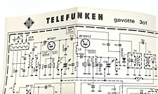 Riginal schaltplan telefunken gebraucht kaufen  Gäufelden