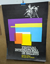 Affiche ancienne festival d'occasion  Marseille I
