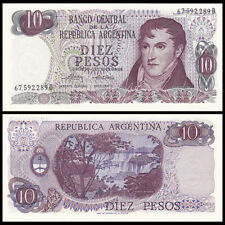 Billetes de Argentina 10 pesos, ND (1973-76), P-295, UNC, segunda mano  Embacar hacia Argentina