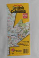 Mapa de ruta de Columbia Británica 2004 Canadá 39" x 27" - publicación MapArt - en muy buena condición segunda mano  Embacar hacia Argentina