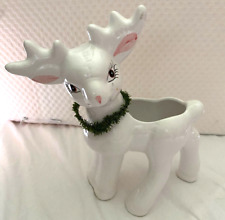 Cerami reindeer white for sale  Shipping to Ireland