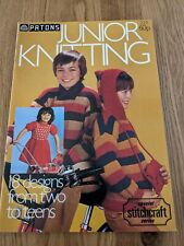 Patons junior knitting for sale  GREAT YARMOUTH