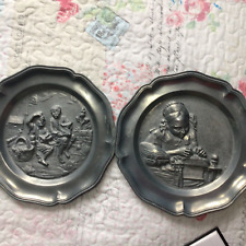 Zinn pewter plaques. for sale  SCUNTHORPE