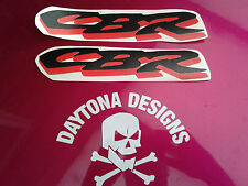 CBR BLACK & RED FAIRING PANEL CUSTOM DECALS STICKERS GRAPHICS, used for sale  Shipping to South Africa