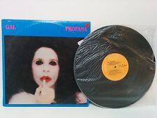 Gal Costa Profana LP Record 1984 Brasil Latin Pop RCA raro Israel prensando, usado comprar usado  Enviando para Brazil