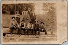 Postcard lumberjacks railroad for sale  Bowerston