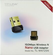 Adaptador de Rede Wi-Fi Nano USB 2.0 TP-LINK TL-WN725N Laptop 150MBPS Sem Fio comprar usado  Enviando para Brazil