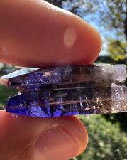 Tanzanite Crystal Unheated Blue Purple Rough Specimen With Red C Axis 17.7grams, used for sale  Shipping to South Africa