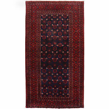 Hand Woven Afghan Traditional Nomadic Wool Carpet Bedroom Rug 4'1x7'9 ft -R19976 for sale  Shipping to South Africa