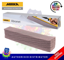 Mirka Abranet Sanding Strips 70 x 420mm Long Bed Abrasive Papers Hook Loop GRIP for sale  Shipping to South Africa