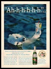 1960 Canadá Água Quinina Seca Urso Polar Natação e Segurando Bebida Tônica Impressão Anúncio comprar usado  Enviando para Brazil