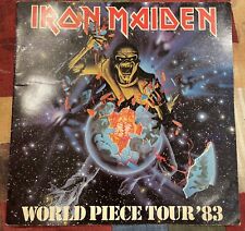 Vintage Iron Maiden World Piece Tour 1983 Tour Book Programa Bom Estado comprar usado  Enviando para Brazil