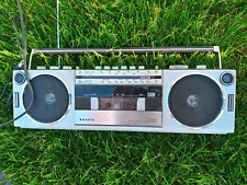 Sanyo Boombox M7130K Raro! Ótima memória dos anos 80! Rádio vintage AM FM ondas curtas comprar usado  Enviando para Brazil
