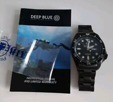 Usado, Pulseira Deep Blue Military Diver 300 Seiko NH36 automática 44 mm preta estojo PVD comprar usado  Enviando para Brazil