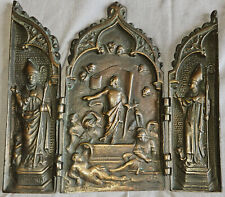 Triptyque religieux bronze d'occasion  Toulouse-
