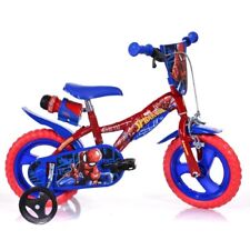 Bici spiderman 12 per bambino con rotelle borraccia e parafanghi Dino Bikes segunda mano  Embacar hacia Argentina